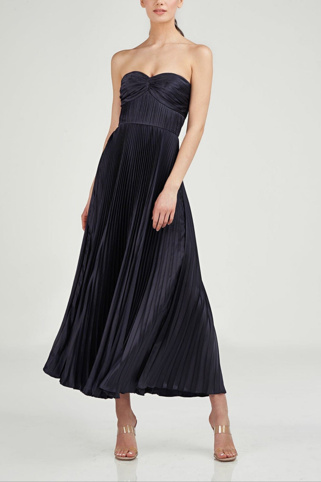 Belle Dress Navy AMUR