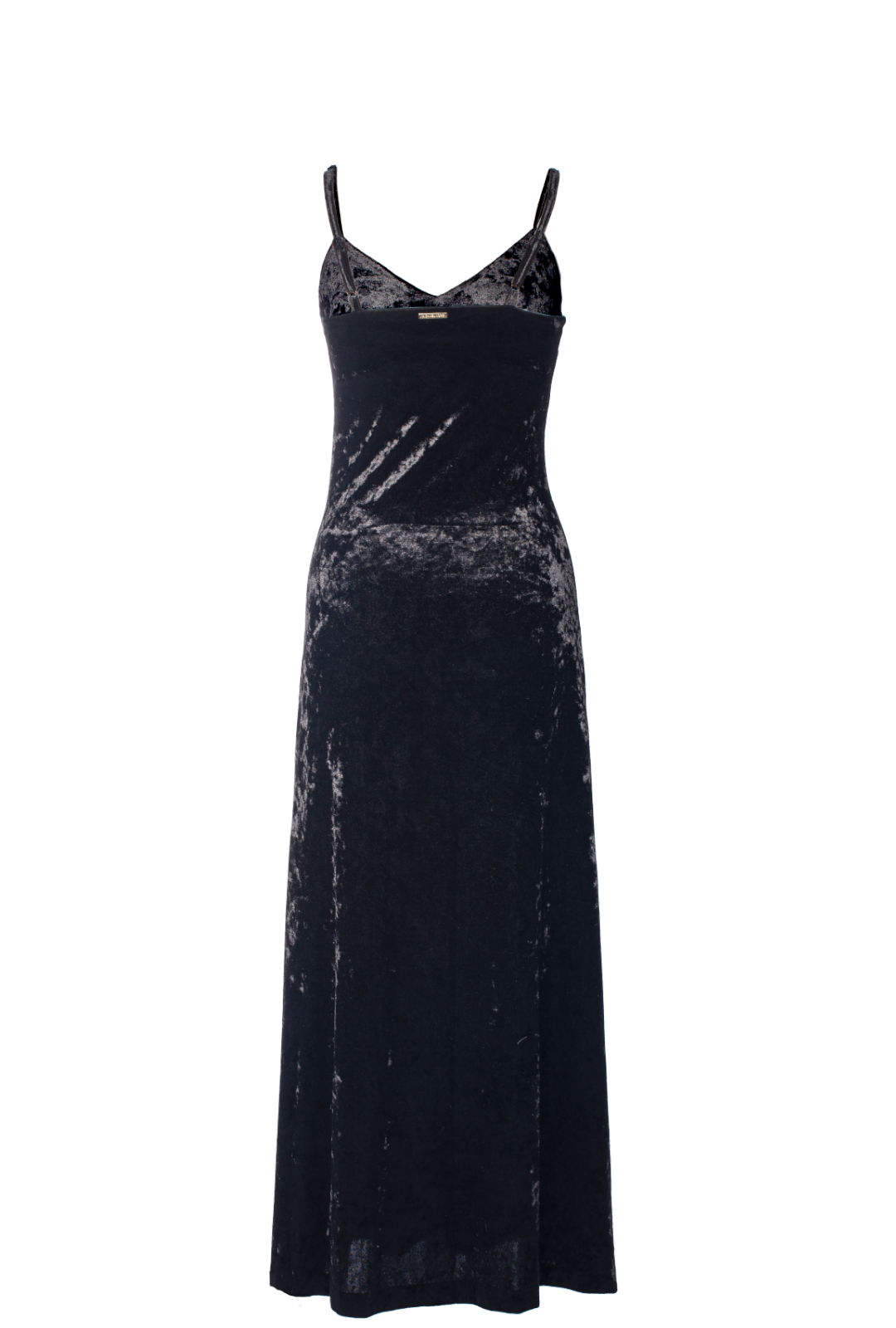 Schwarzes Samtkleid