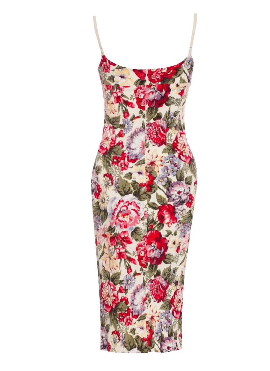 Vintage Kleid mit floralem Print