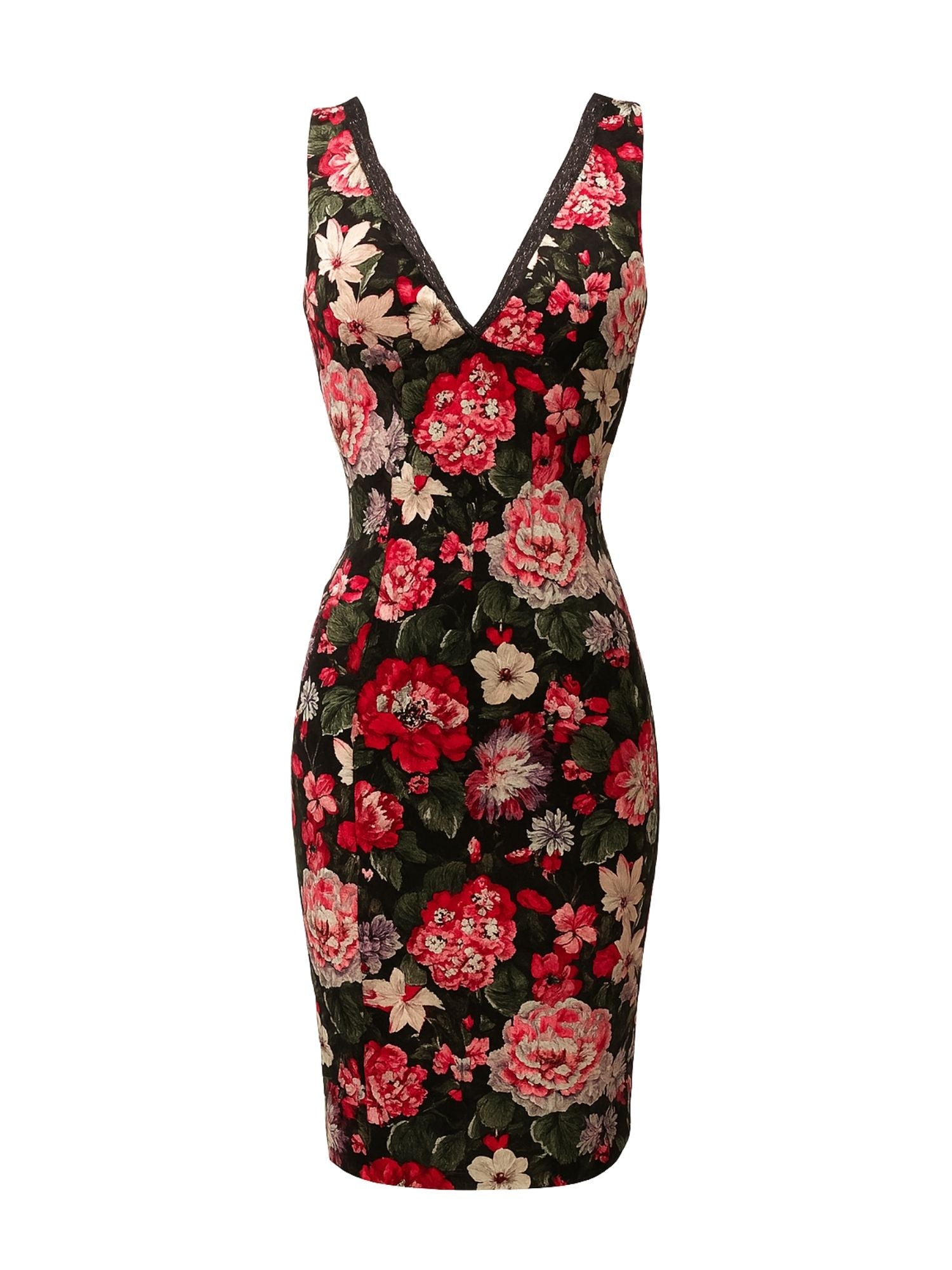 Vintage Kleid mit floraler Eleganz