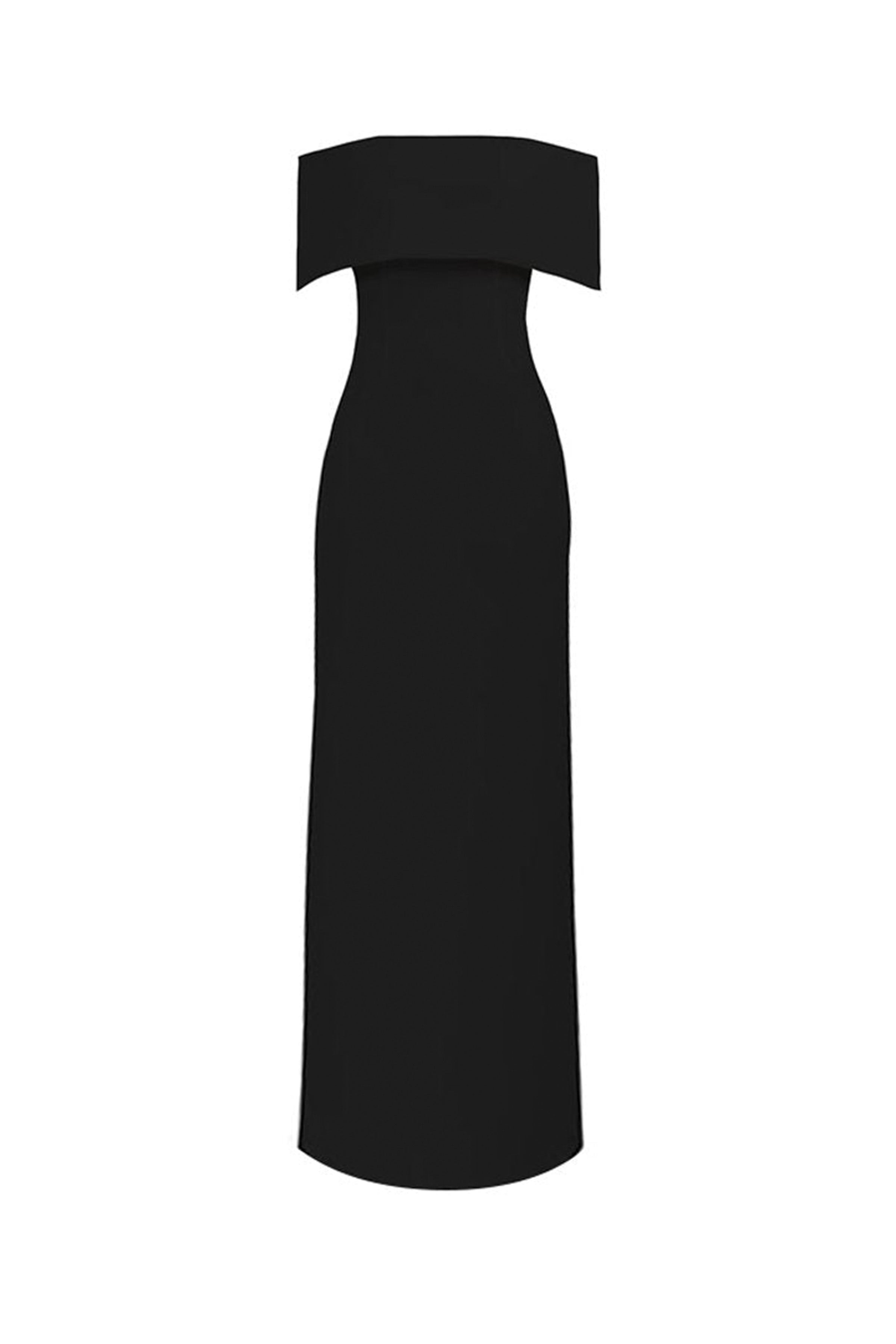 ASIA LONG DRESS BLACK