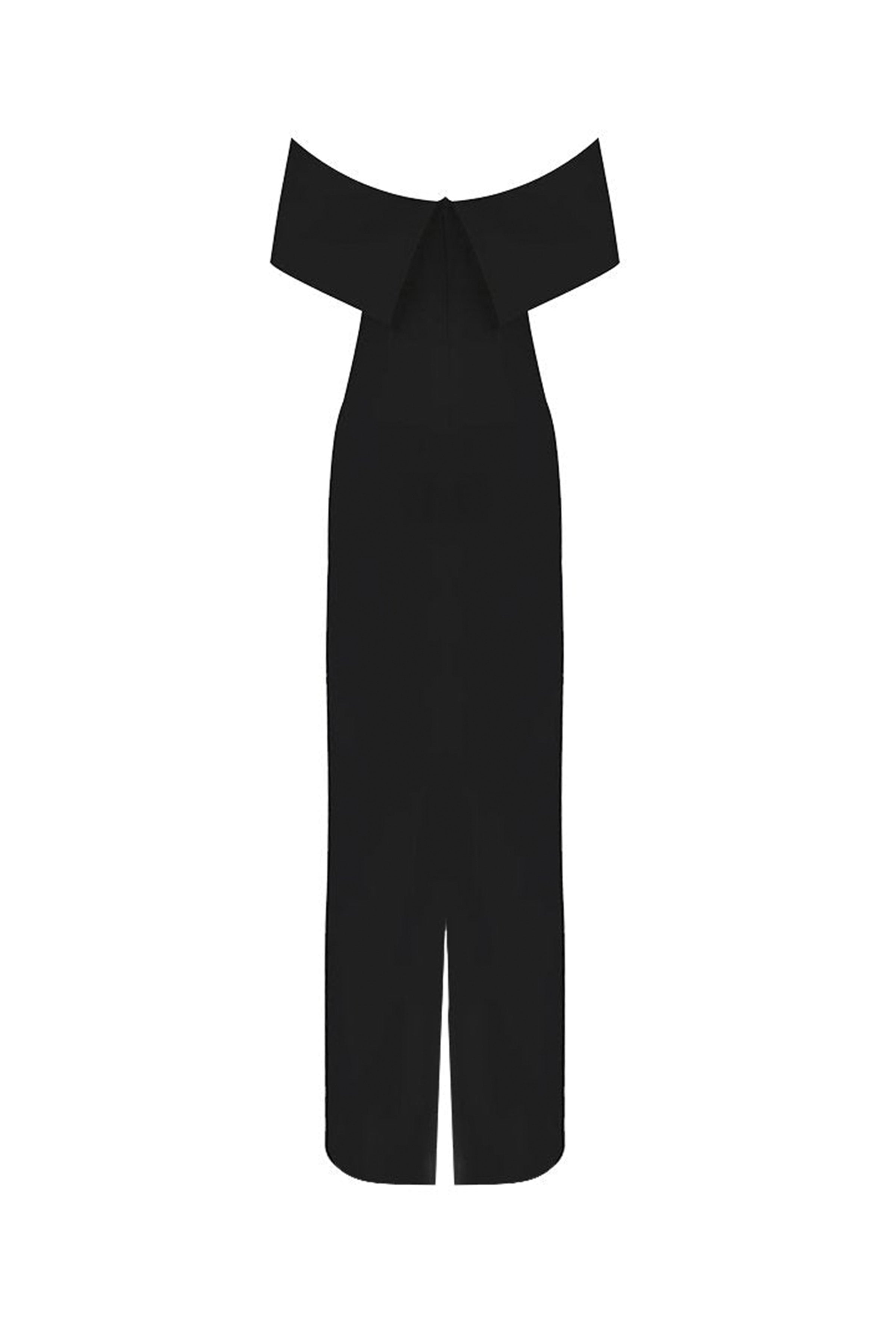 ASIA LONG DRESS BLACK