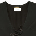 Schwarzes YSL Vintage Kleid mit Schleife